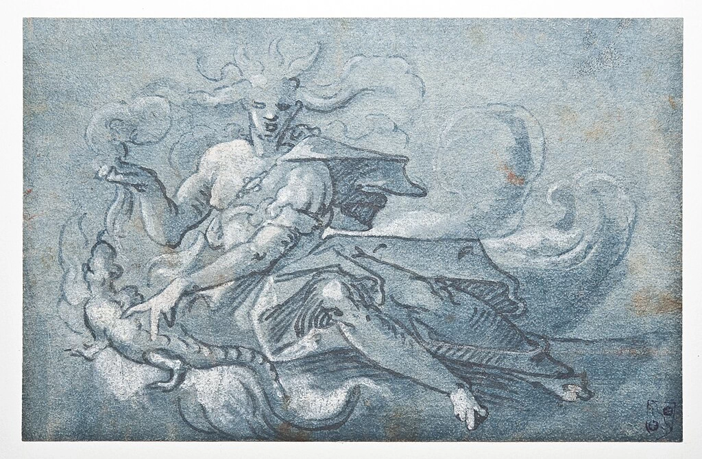 Bartholomeus Spranger - 148, Allegoria del fuoco, Museo del Liechtenstein